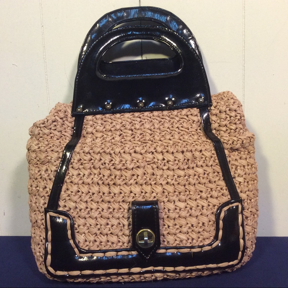 Vintage 1960’s Roger Van S Straw Handbag